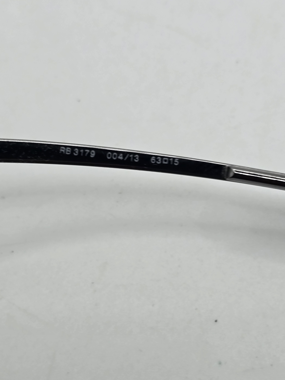 Ray Ban Gradient Purple Rimless Sunglasses - Picture 3 of 8